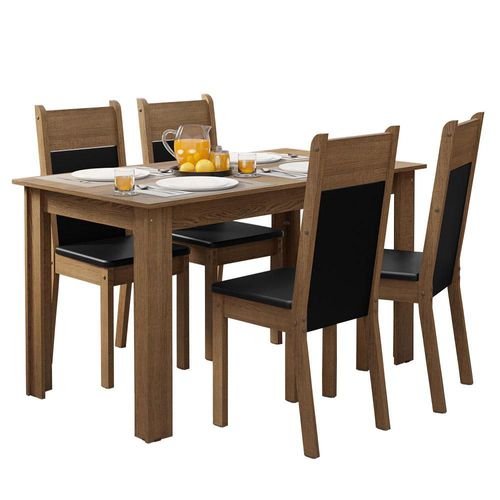 Juego de Comedor Mesa + 4 Sillas Madesa