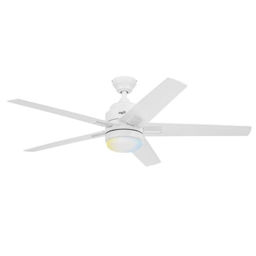 Coolfan Ventilador de Techo Luz LED 52 Pulgadas Apto para exteriores