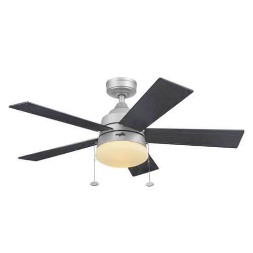Coolfan Ventilador de Techo Luz LED 44 Pulgadas, apto para Exteriores