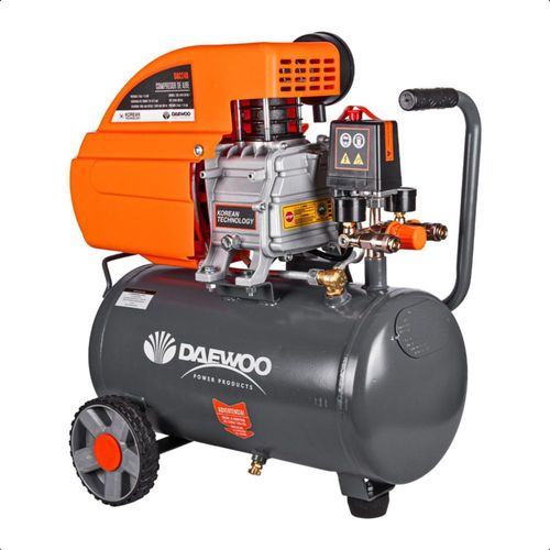 Daewoo - Compresor De Aire 2hp 24L 115 Psi Monofásica