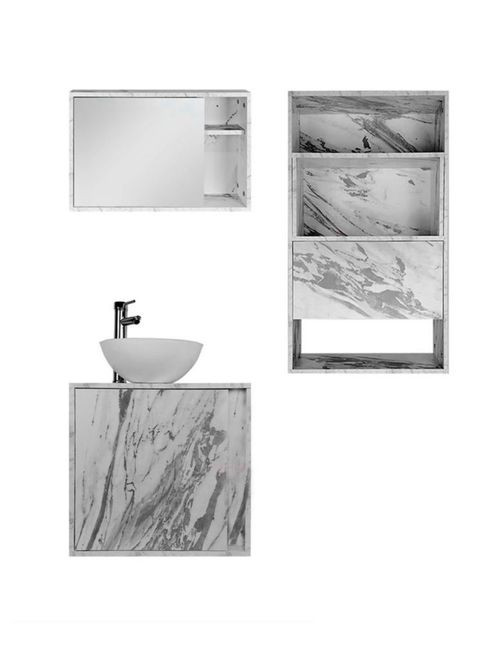Combo De Gabinetes CHICAGO Para Baño.