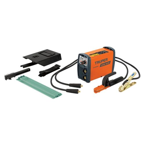 AM3K ofrece mini soldadora inversora TRUPER SOIN-101M, 100A, 127V, portátil y eficiente para soldaduras ligeras y trabajos domésticos.