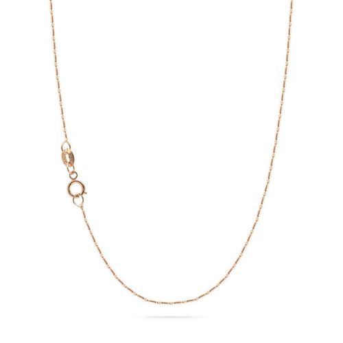 Cadena punto y coma 10K Oro Rosa Abba Joyas
