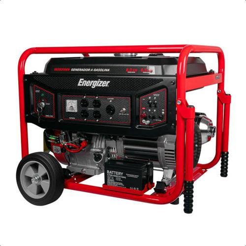 Energizer - Generador Portátil 6.5kW 420CC 25L Manual Regulador Voltaje