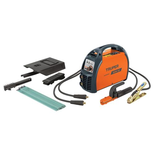 AM3K ofrece la soldadora inversora TRUPER SOIN-101, 100A y 127V, compacta y eficiente para trabajos ligeros de soldadura con electrodo.