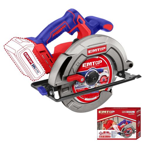 Sierra circular, inalámbrica 20v, brushless