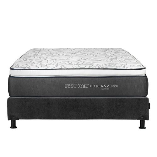 Colchón Queen Size  Trini Box Gris Carbón