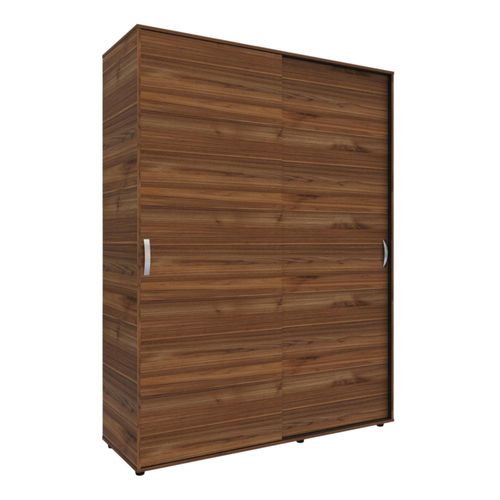 Closet  Ropero Maderkit 150 x 200 x 50 cm puertas 2 cajones 2 modelo Berlin color Gales wengue