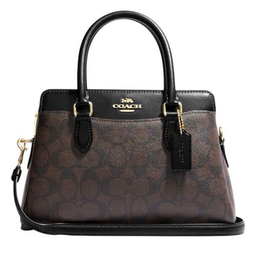 Bolsa Crossbody Coach Teri Café Liso