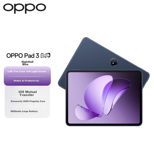 Tablet Oppo Pad3 11.6 Pulgadas 128Gb 8Gb Ram Azul Noche