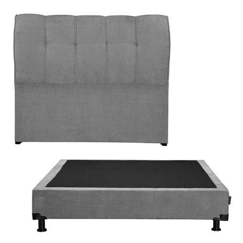 Cabecera Individual Rogga Kiri Gris Oscuro RHG