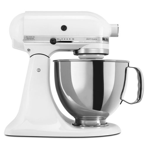 Batidora de Pedestal KitchenAid KSM150PSWH de 10 Velocidades y 4.7 L Blanca
