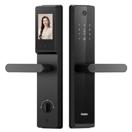 Cerradura Inteligente Haier V16 Con Lector De Huellas Y Cámara
