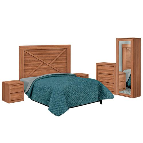 Recamara KS 5 Piezas Lorenza Parota Kessa Muebles