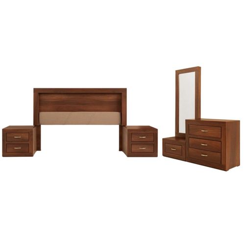 Recamara King Size 5 Piezas Valentina Parota Kessa Muebles