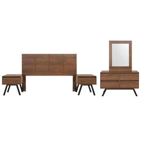 Recamara KS 5 Piezas Patricia Nogal Kessa Muebles