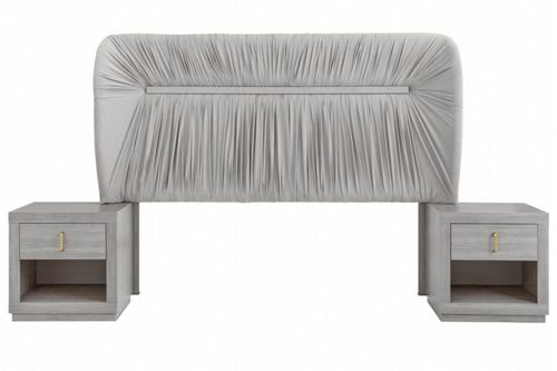 Recamara KS 3 Piezas Auma Gris Kessa Muebles