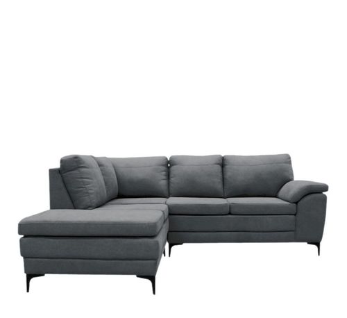 Sala Chaise Longue Emy Gris Obscuro Kessa Muebles