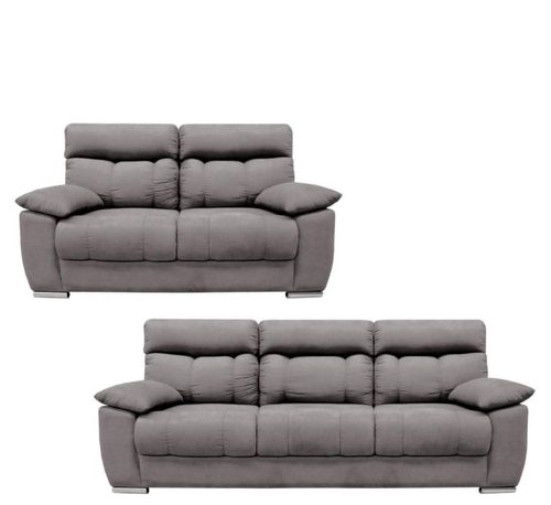 Sala 3 2 Nathan Gris Claro Kessa Muebles