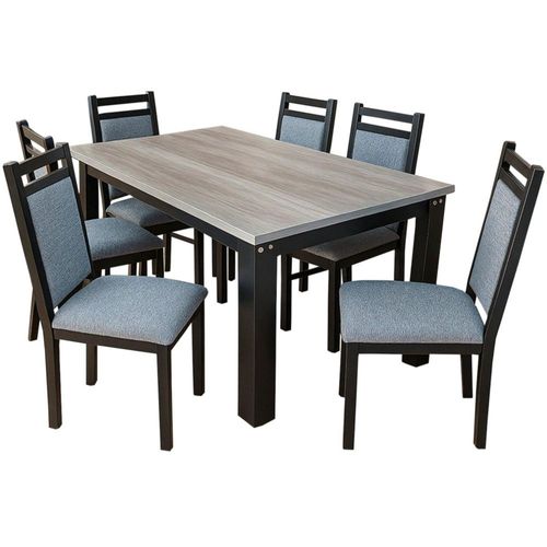 Comedor 6 Sillas Isela Gris Kessa Muebles