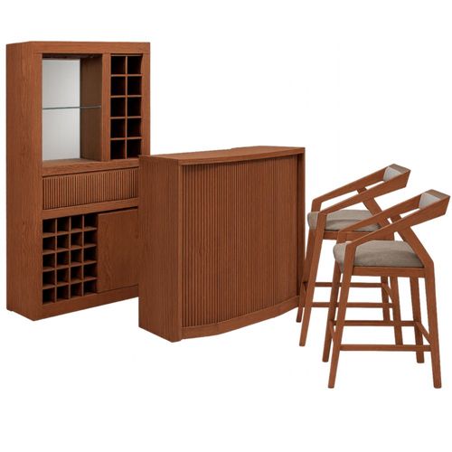 Cantina Atlanta Nogal Kessa Muebles