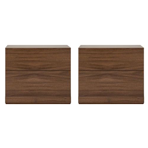 Set de 2 Buros Valery Nogal Kessa Muebles