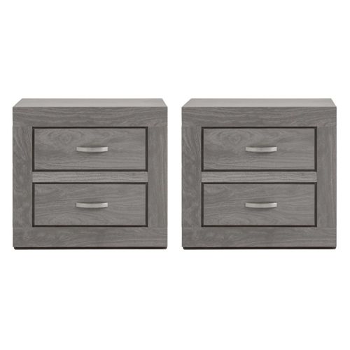 Set de 2 Buros Valentina Gris Kessa Muebles