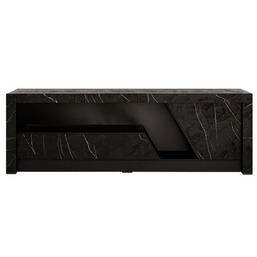 Mesa de TV Via Negro Kessa Muebles