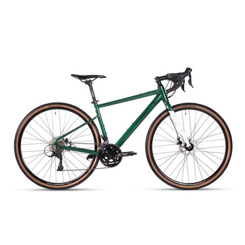 Bicicleta TURBO de Gravel SHERPA R700 18V Verde