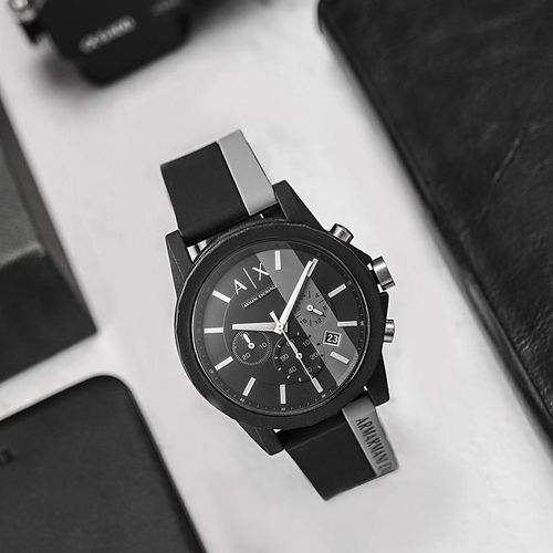 Reloj Armani Exchange Ax1331 Cuarzo Silicón Para Hombre