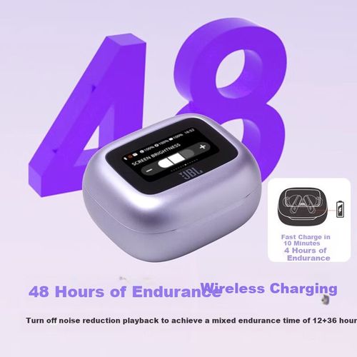 Audífonos Inalámbricos Jbl Live Beam 3 Morado Resistente Al Agua