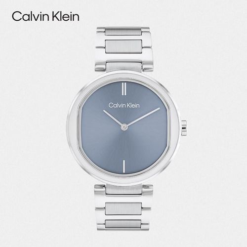Reloj Calvin Klein Elegance Ck Acero Azul Cuarzo Para Mujer