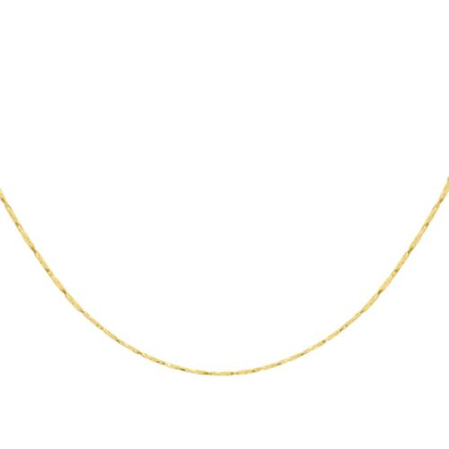 Cadena Tejido Tipo Twist 45cm Oro 10K Horoz Ei257