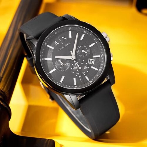 Reloj Armani Exchange Ax1326 Cuarzo Silicona Para Hombre