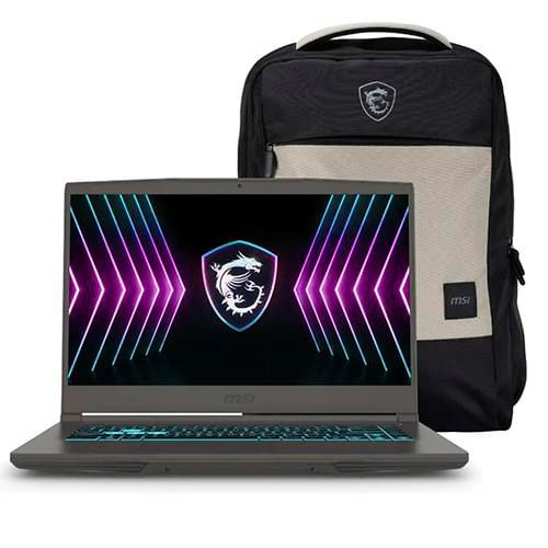 Laptop Msi Thin Core 7 240H 512Gb Ssd 16Gb Ddr4 Rtx 4050 15.6" Fhd W11H Gris Inc/Mochila Thin 15 B2Rve-3259Mx