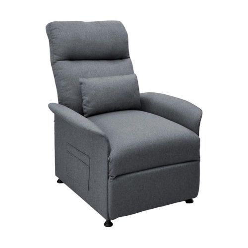 Sillon Electrico Reclinable Reposet Adultos | Control Remoto, Sofa para Sala de Estar o Recamara Reposapiés Retráctil y 3 Posiciones Berwick
