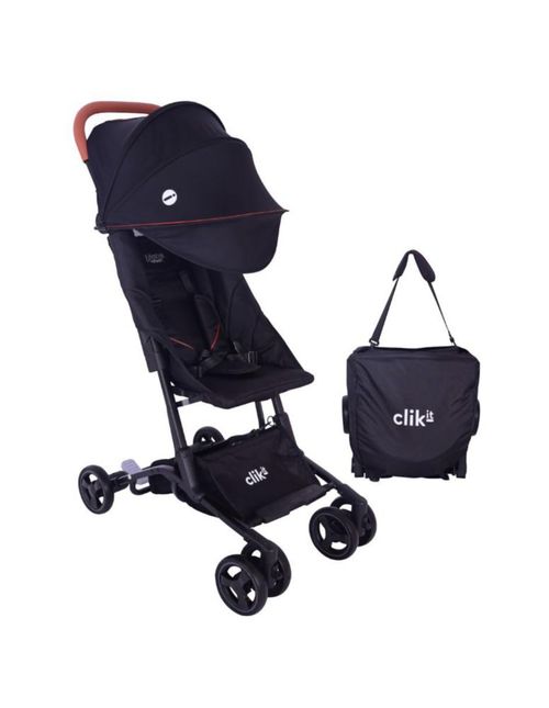 Carriola Lifestyle By Infanti Clik It Plegable Ligera Negro Para Viajes