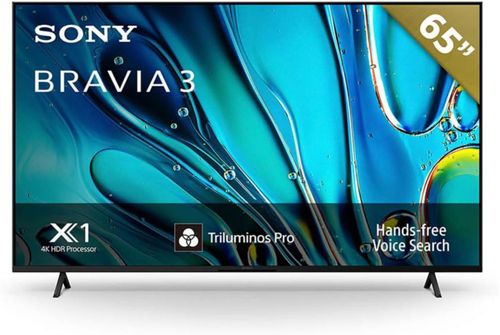 Pantalla Smart Tv 65" Sony BRAVIA 3 K65S30 4K UHD Google TV – HDR10 (Reacondicionado)
