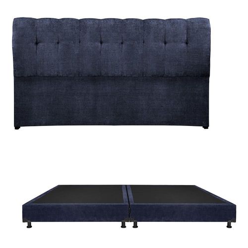 Cabecera King Size Dicasa Nube+ Box Azul CDZ