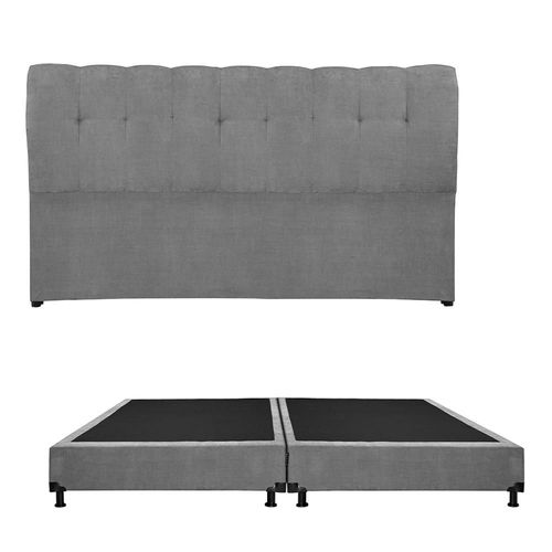 Cabecera King Size Dicasa Nube+ Box Gris Oscuro CDZ