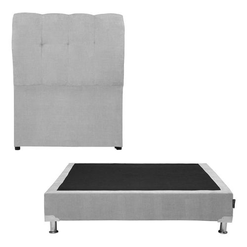 Cabecera Individual Dicasa Nube+ Box Gris CDZ