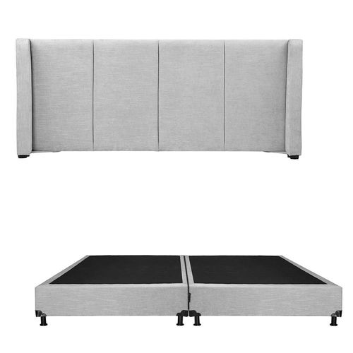Cabecera King Size Dicasa Milan+ Box Plata CDZ