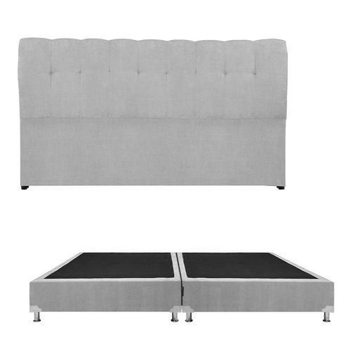 Cabecera King Size Dicasa Nube+ Box Gris CDZ