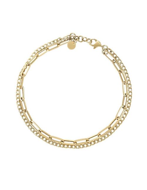 Pulsera Doble Oro 14k CRISTAL JOYAS ARP12307Y