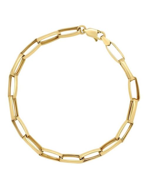 Pulsera Clip Oro 14k CRISTAL JOYAS ITAPU95-4