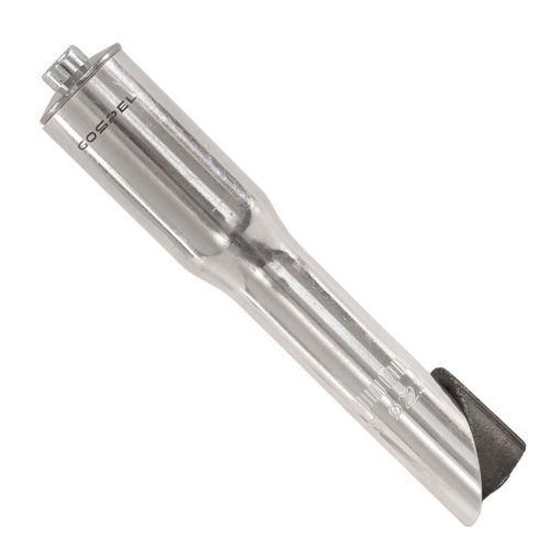 Adaptador para poste de manubrio de bicicleta 22.2 x 28.6 x 150mm plata gospel