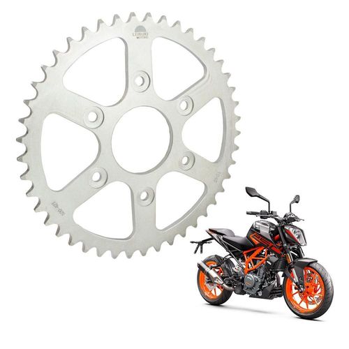 Sprocket plato engrane 42d moto ktm duke 250 leiruki
