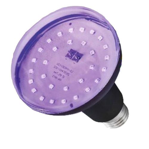 Foco uv luz negra tipo spot 12w