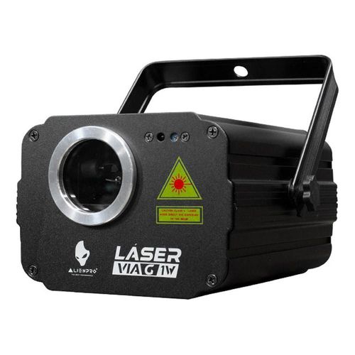 Láser via g 1w alienpro verde 520mw/1w automático dmx 512