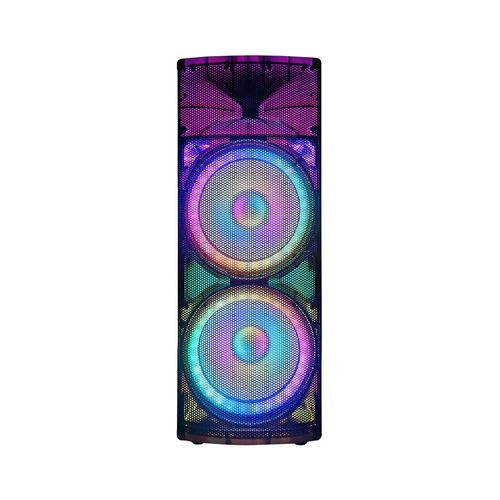 Bocina bafle doble 15" alienpro translucido 400w rms apt8000